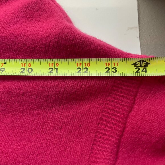 New Gibson LATimer XL Hot Pink Turtleneck Sweater Dress Wool Blend - Picture 8 of 12